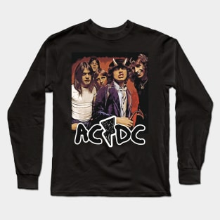 AC DC Vintage Long Sleeve T-Shirt